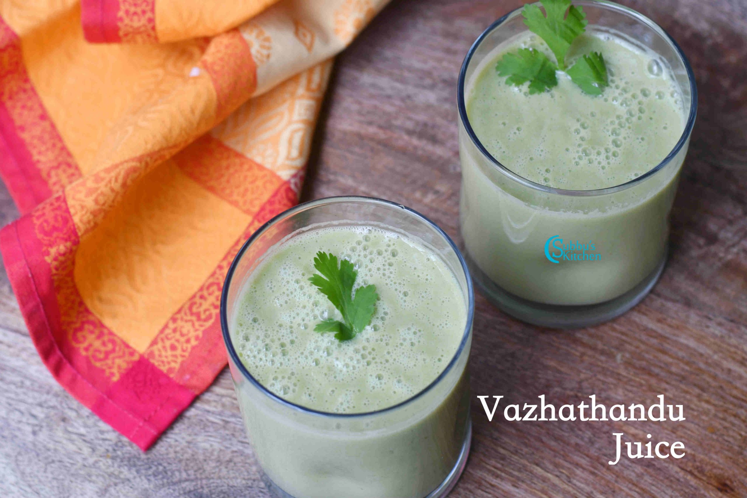 Vazhaithandu Juice Banana Stem Juice Subbus Kitchen