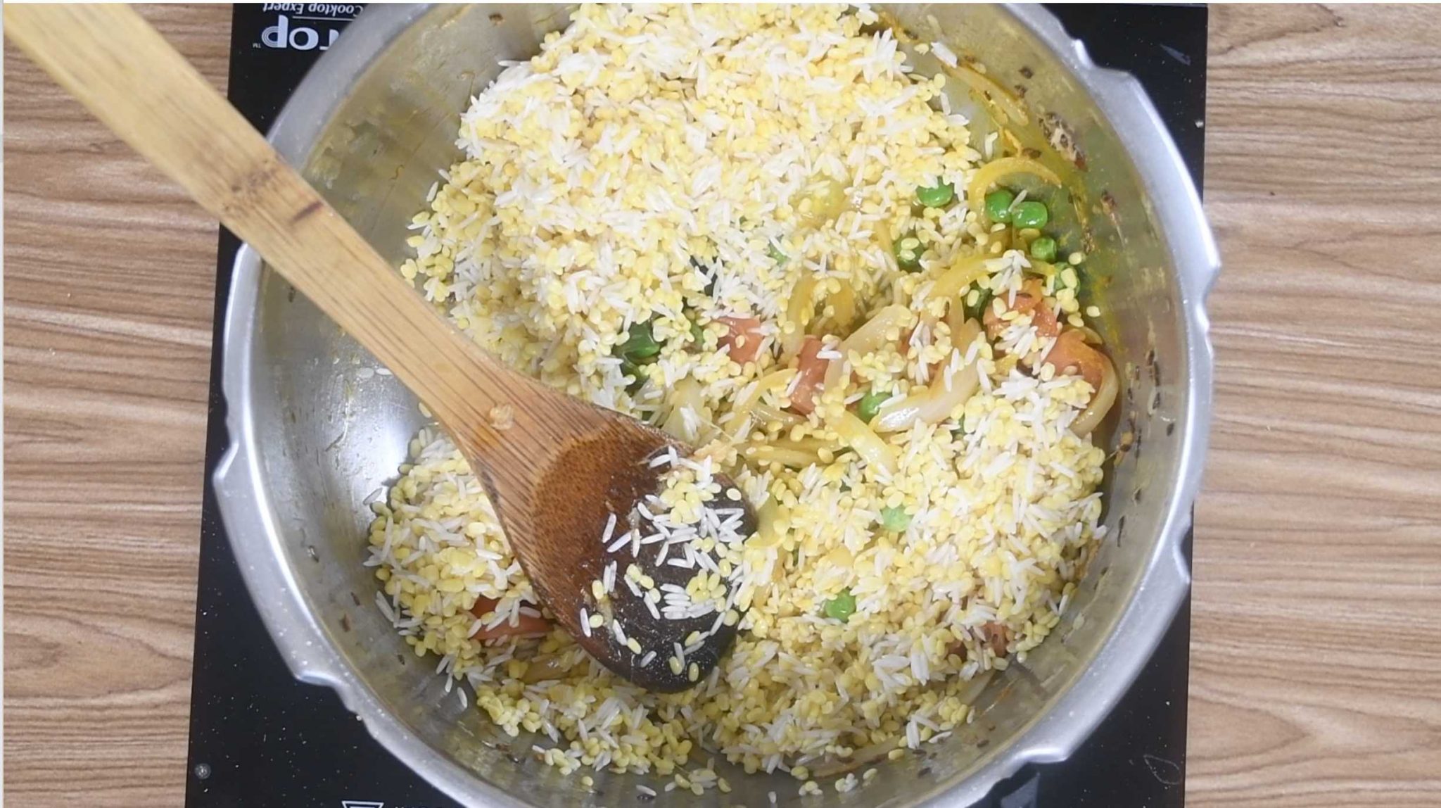 Dal Khichdi Recipe Moong Dal Khichdi in Pressure Cooker Subbus Kitchen