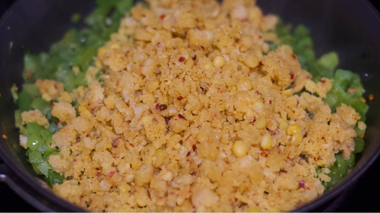 Capsicum Paruppu Usili Recipe Subbus Kitchen