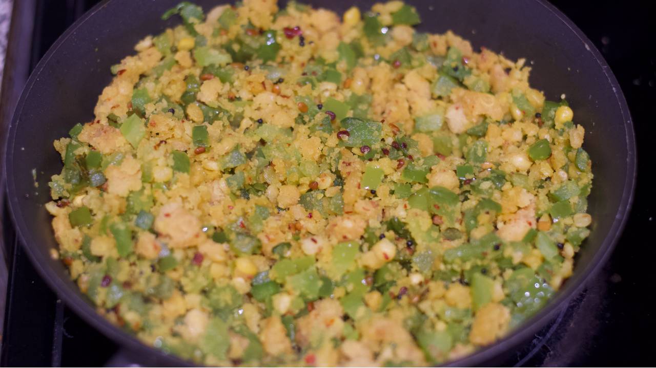 Capsicum Paruppu Usili Recipe Subbus Kitchen