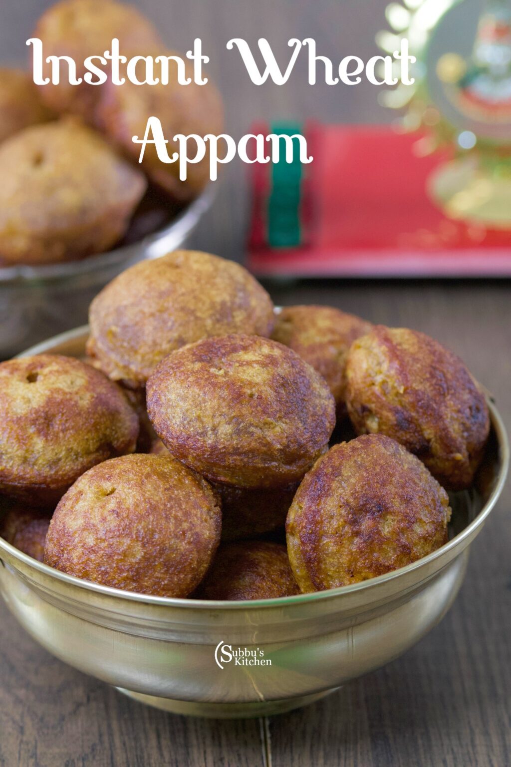 Instant Wheat Flour Appam Instant Sweet Paniyaram Subbus Kitchen