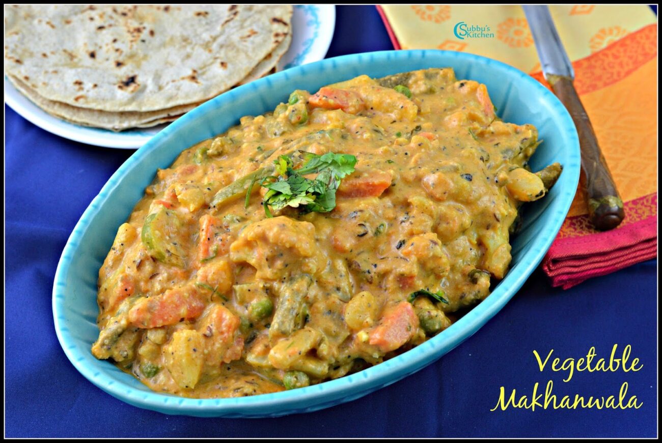 Vegetable Makhanwala Recipe Subbus Kitchen