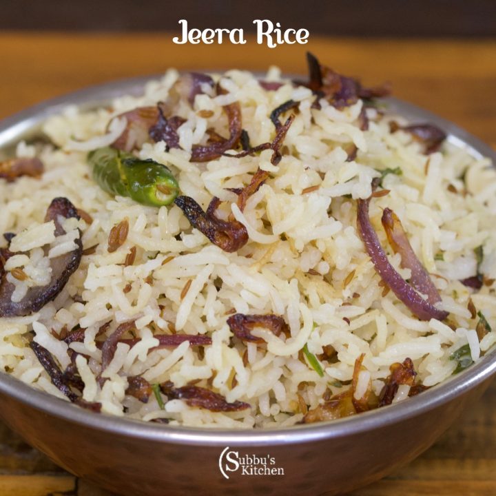 Jeera Rice - Subbus Kitchen