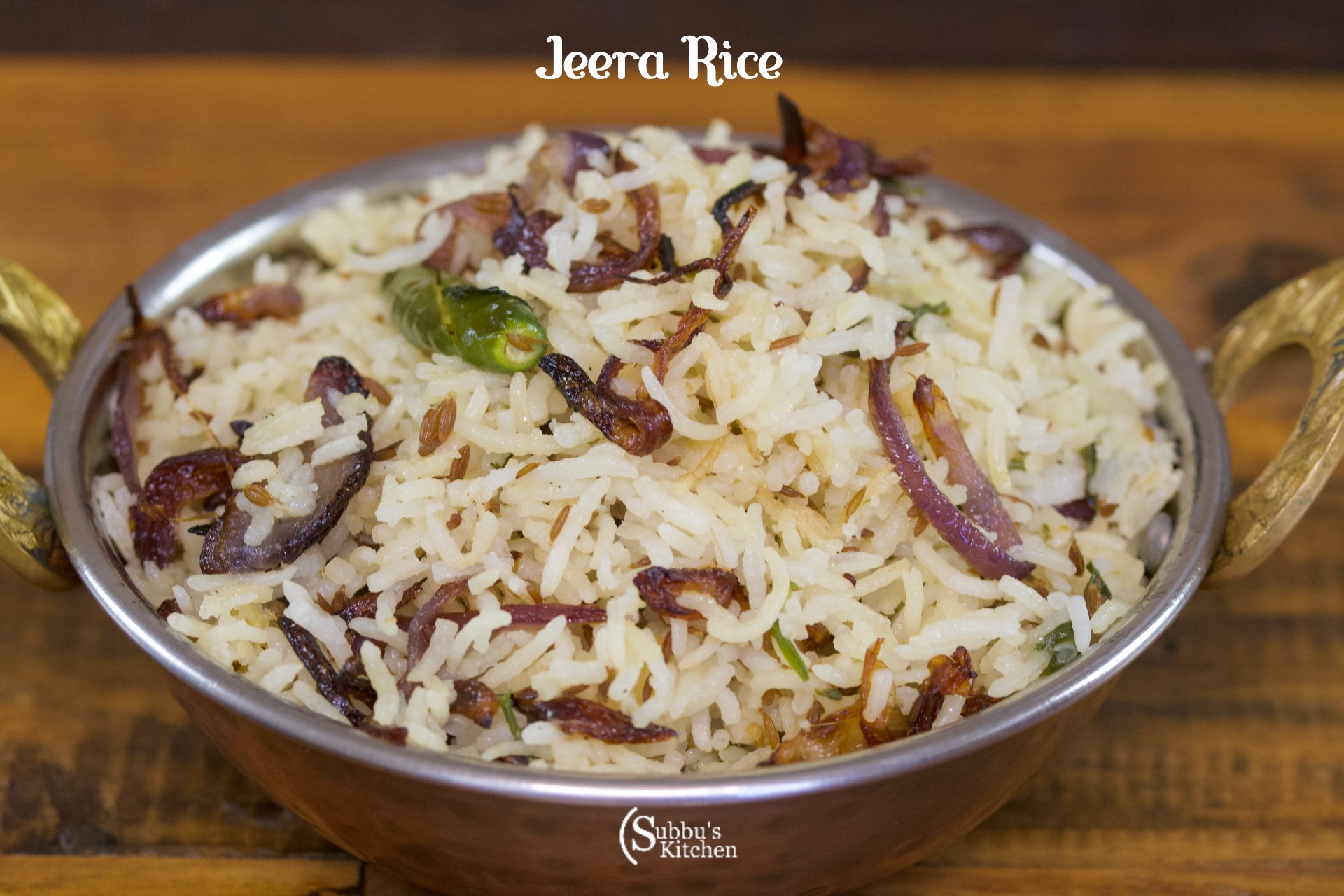 Jeera Rice Recipe | Cumin Rice Recipe
