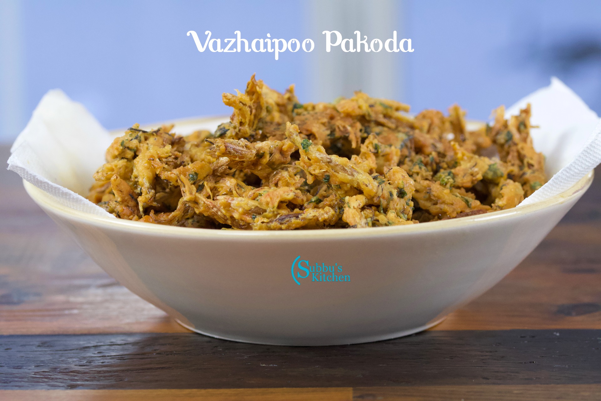 Vazhaipoo Pakoda Banana Flower Fritters Subbus Kitchen