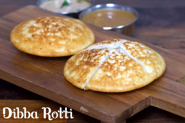 Dibba rotti recipe | Andhra Minapa Rotti - Subbus Kitchen