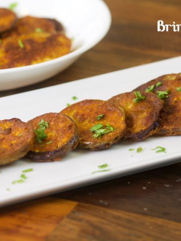 Brinjal Tawa Fry | Kathirikkai Fry