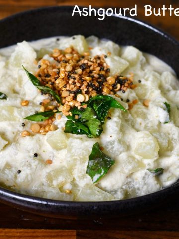 Poosanikai Mor Kootu | Ashgourd Buttermilk Stew